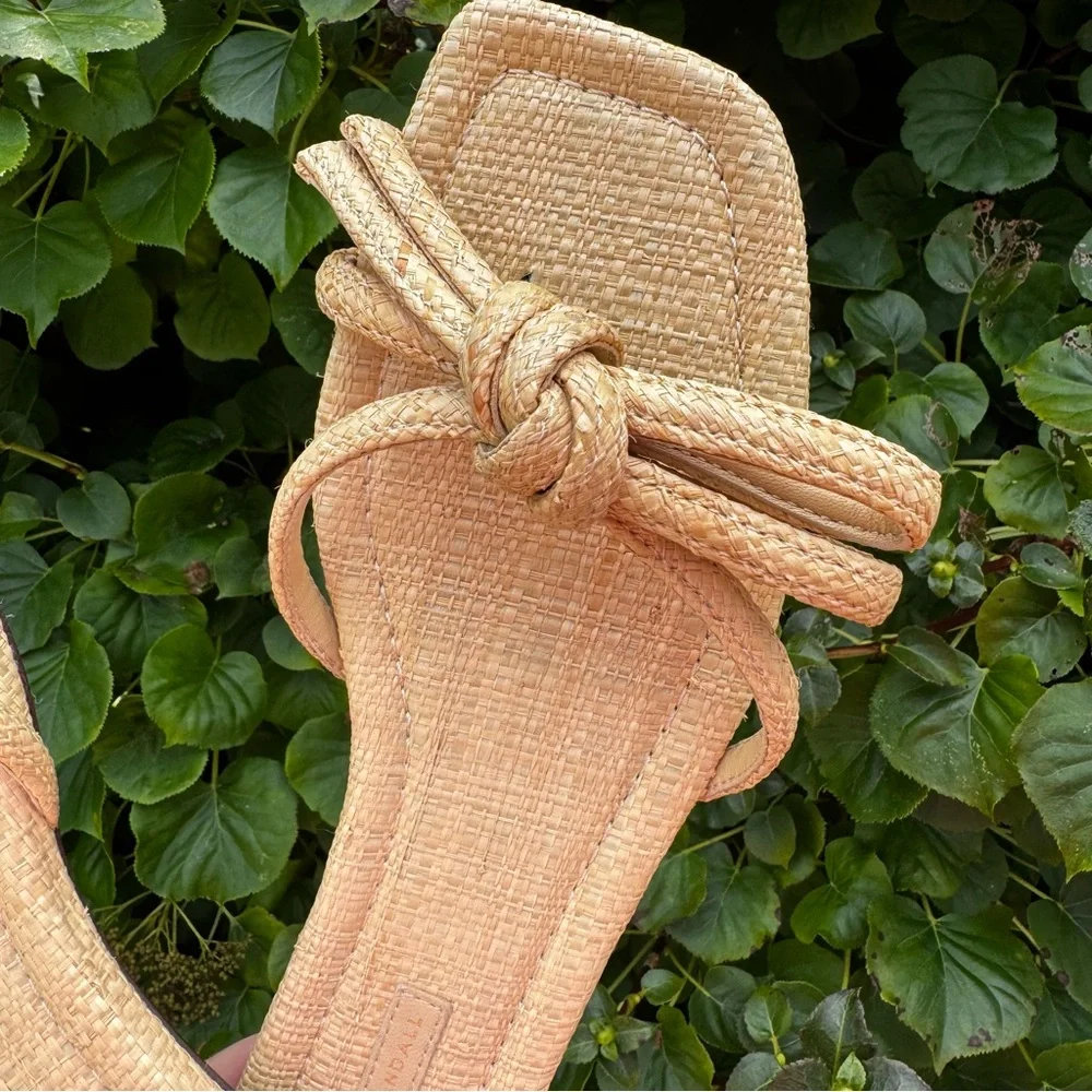 Loeffler Randall Hadley Natural Bow Sandal - Picture 6 of 14